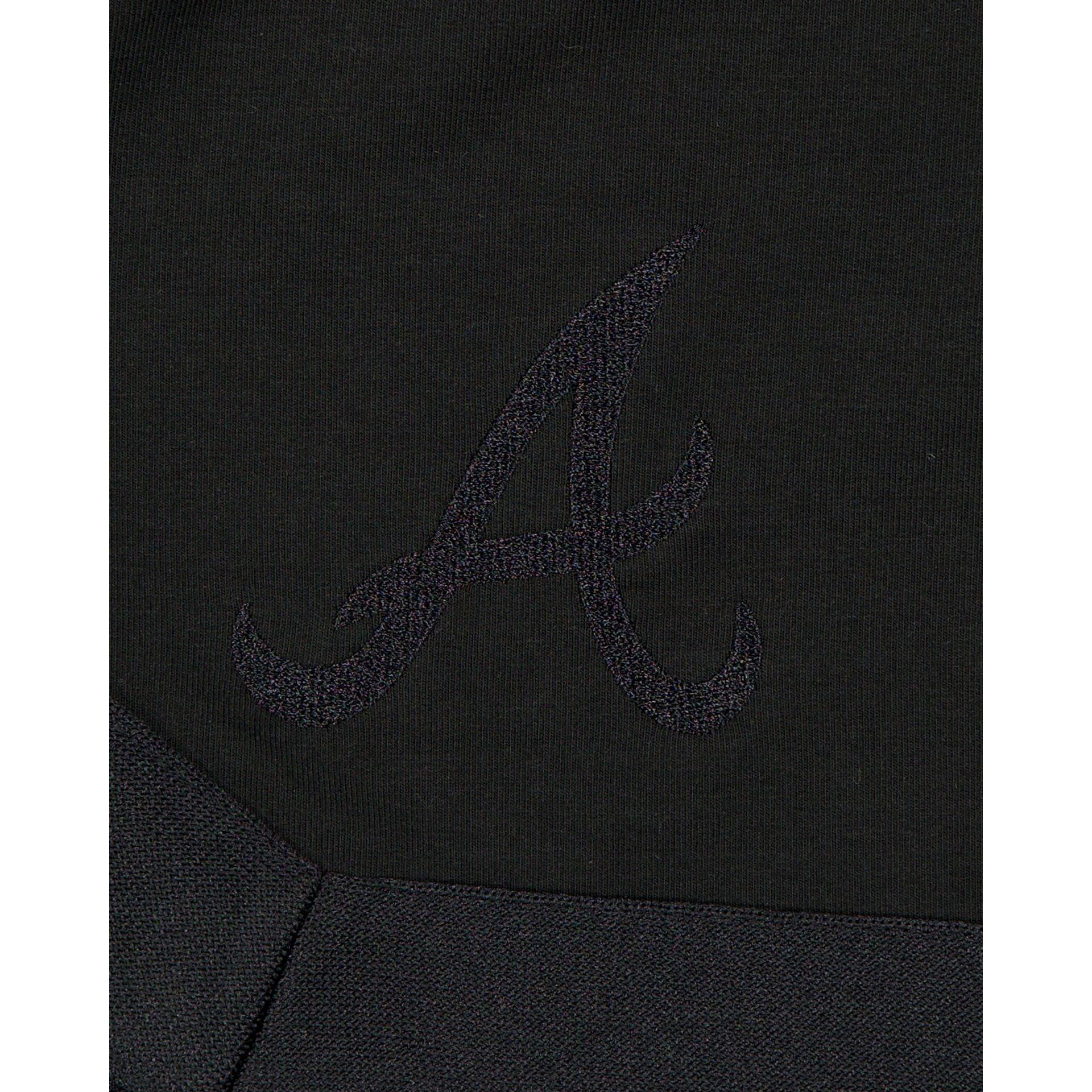 Atlanta Braves Black on Black Logo Select Shorts Male Product Image