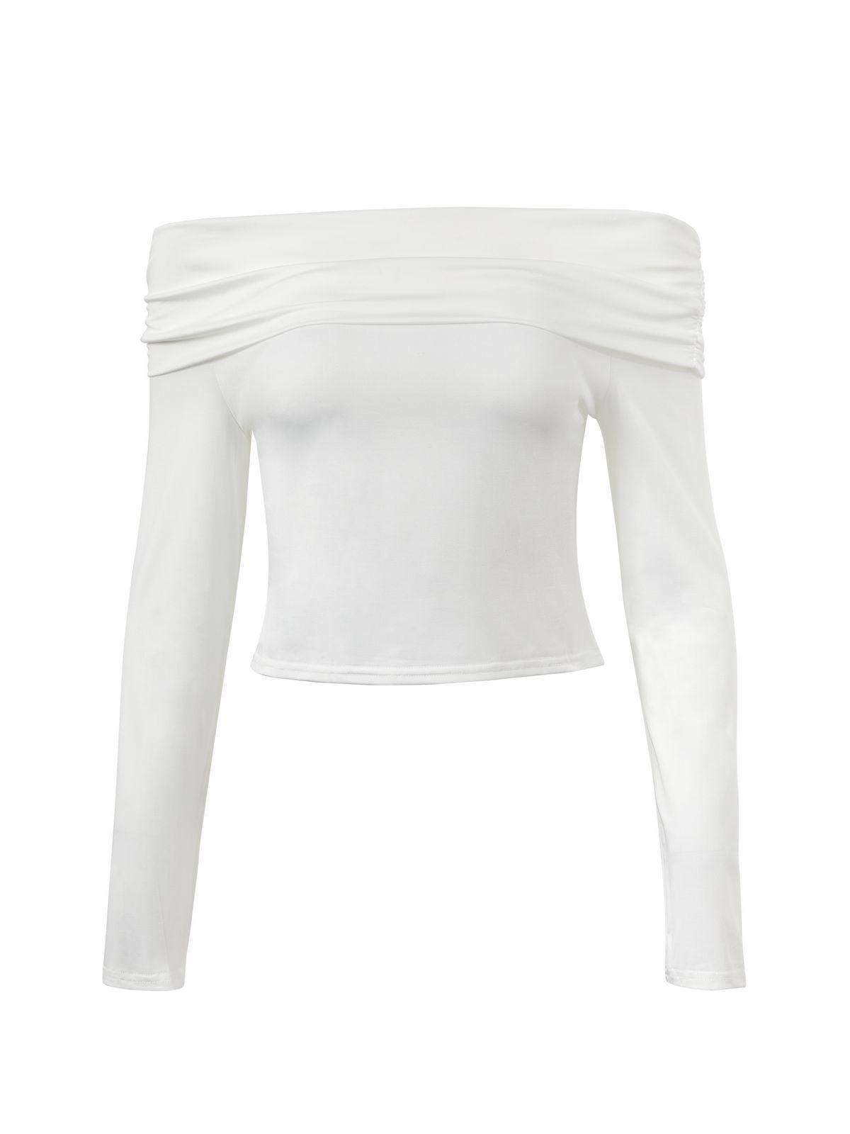Long Sleeve Off Shoulder Top Product Image