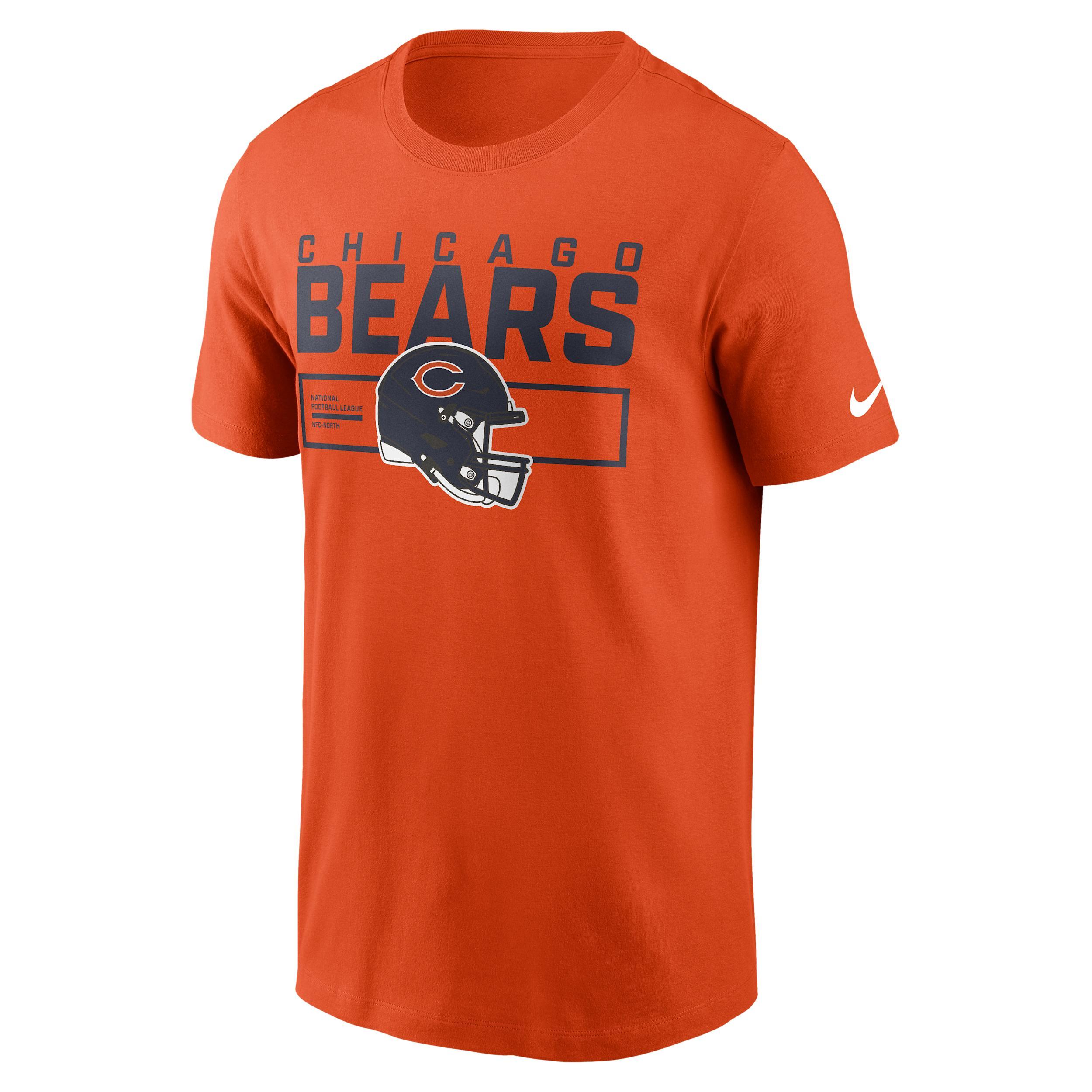 Chicago Bears Helmet Essential Nike Mens NFL T-Shirt | N19989M7Q-LQC Product Image