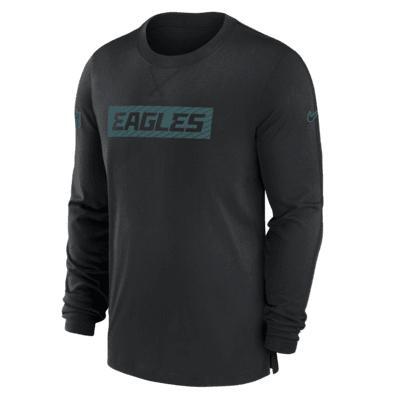 Philadelphia Eagles Sideline Player Team Issue Menâs Nike Men's Dri-FIT Long-Sleeve Top Product Image