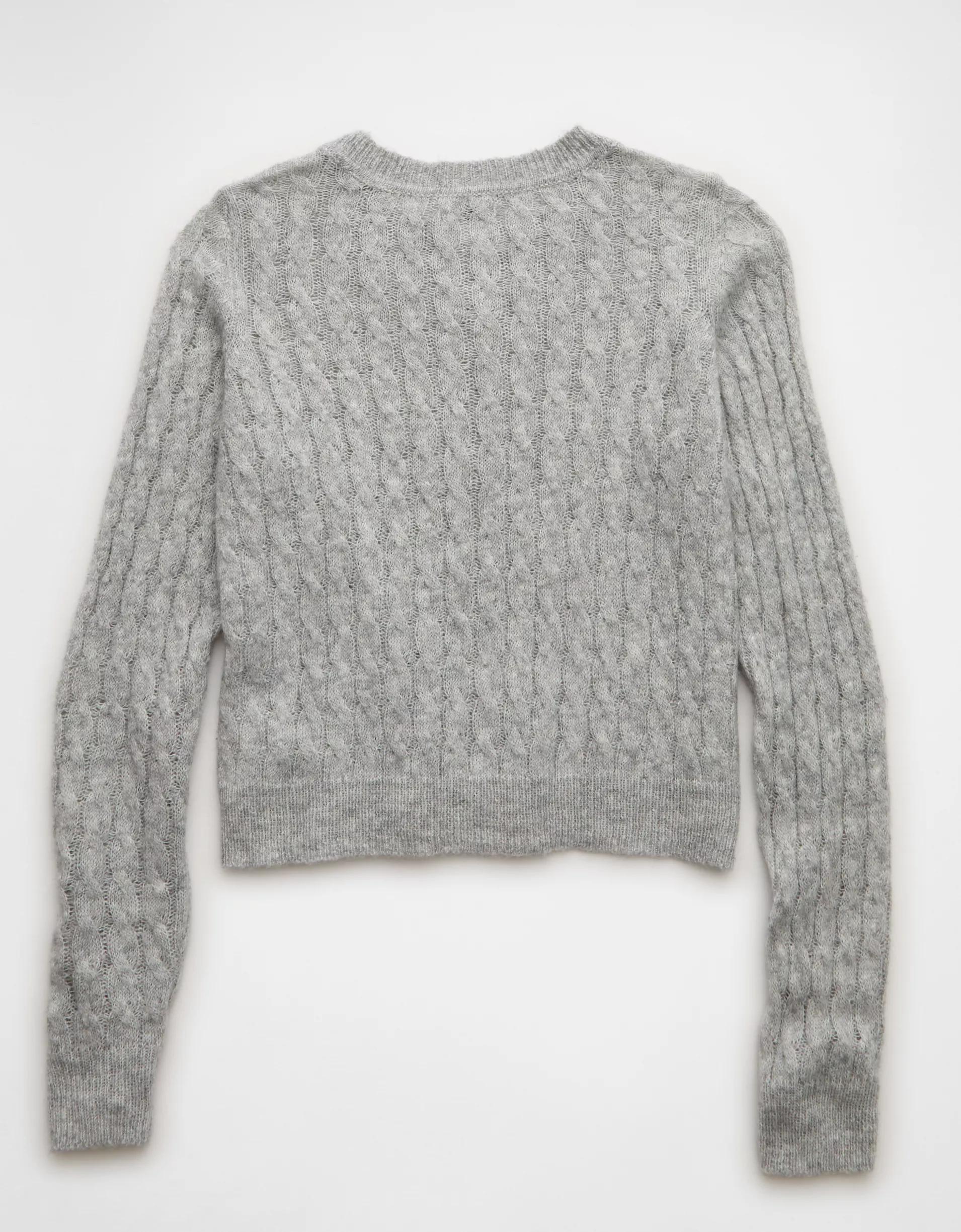 AE Whoa So Soft Button-Front Cardigan Product Image