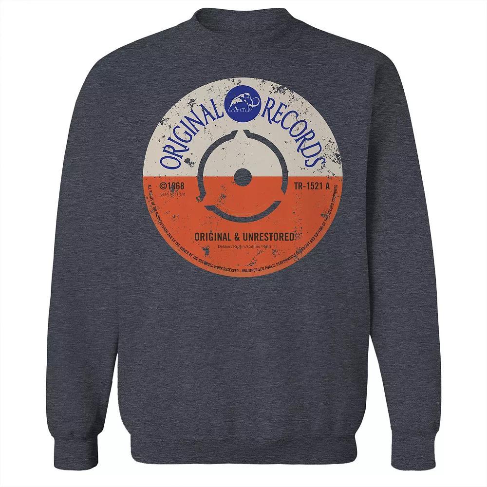 Men's Original & Unrestored Records Fleece Graphic Sweatshirt,  Product Image