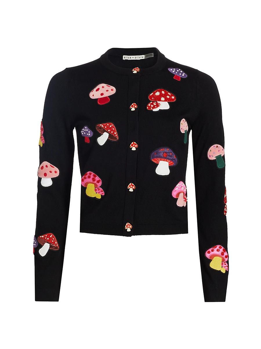 Womens Ruthy Mushroom Wool-Blend Cardigan Product Image