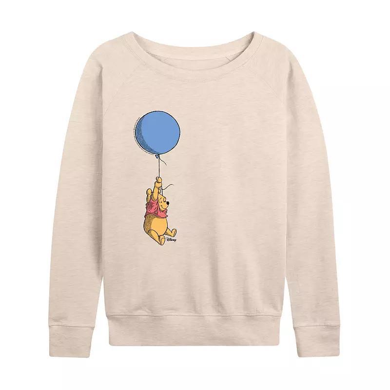 Disneys Winnie the Pooh Womens Balloon Lightweight French Terry Sweatshirt, Girls Product Image