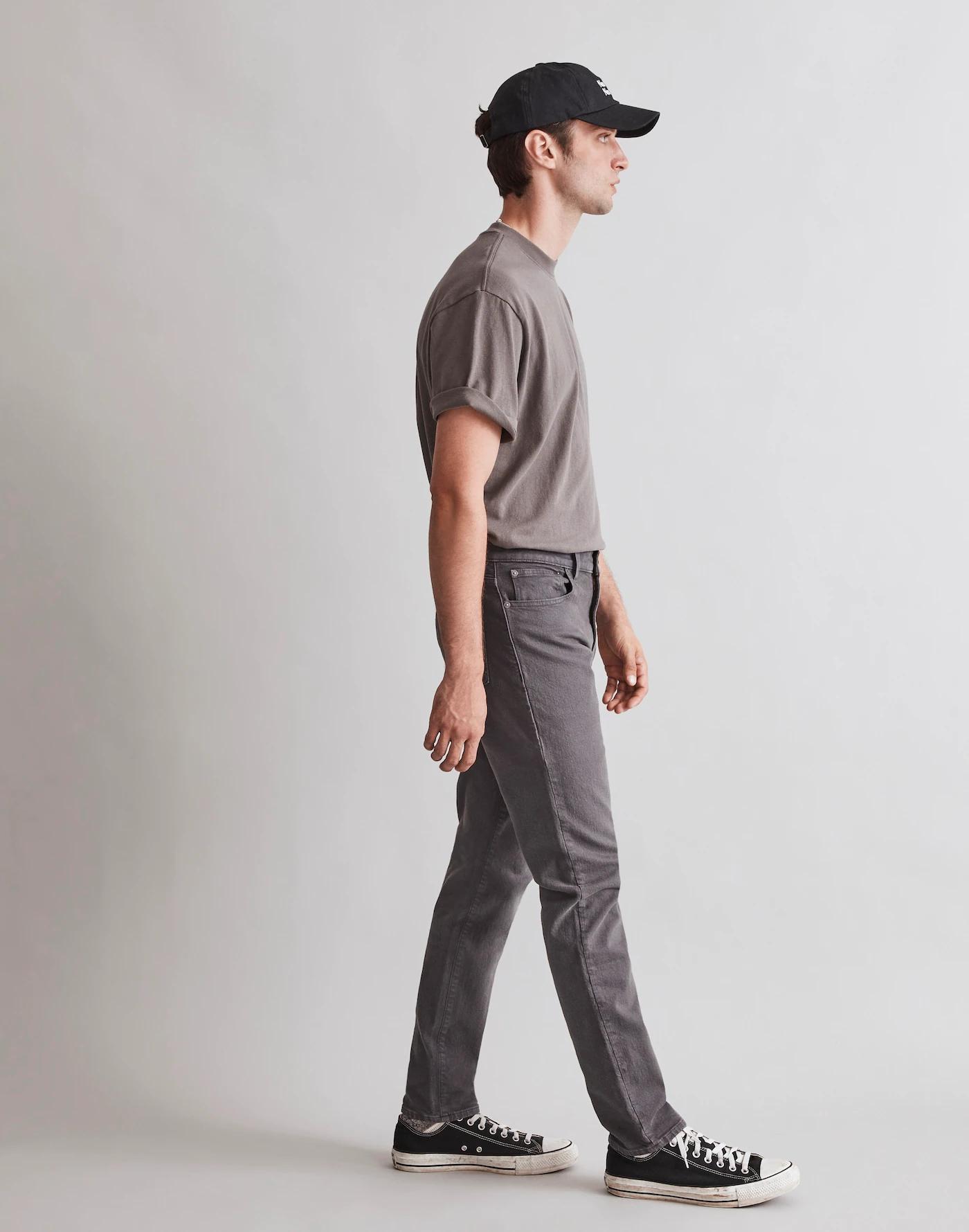 Garment-Dyed Slim Jeans Product Image