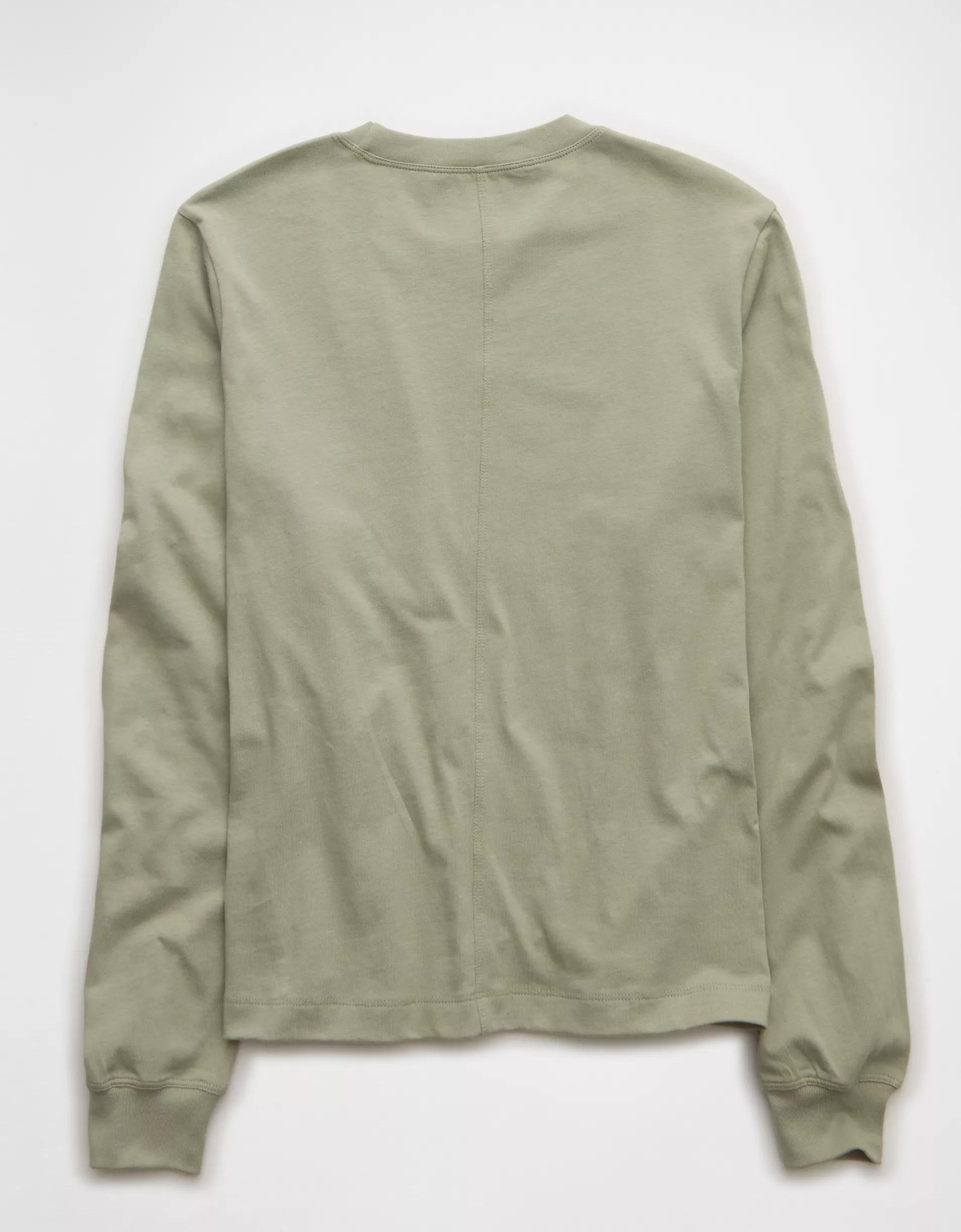 AE Everyday Luxe Long Sleeve T-Shirt Product Image
