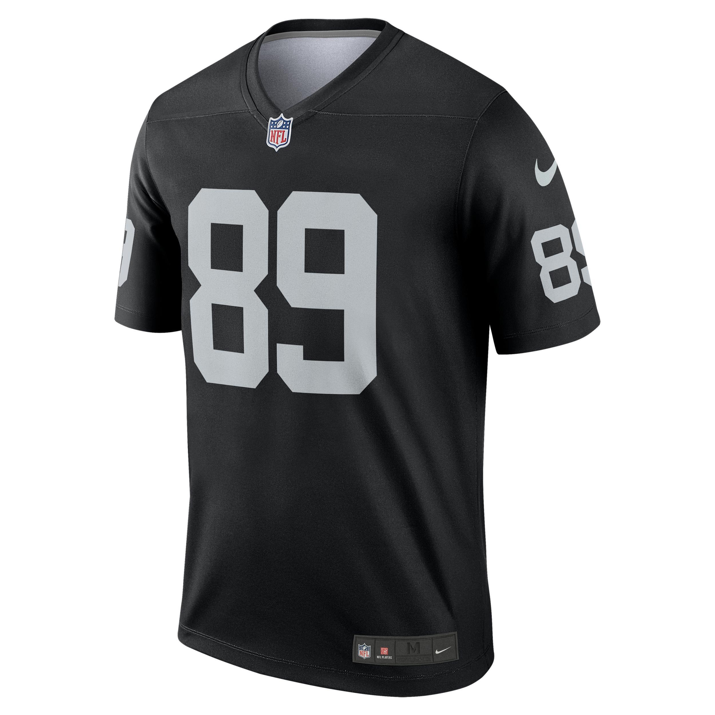 Brock Bowers Las Vegas Raiders Nike Mens Dri-FIT NFL Legend Jersey | 94NMHLOR8DF-WY1 Product Image