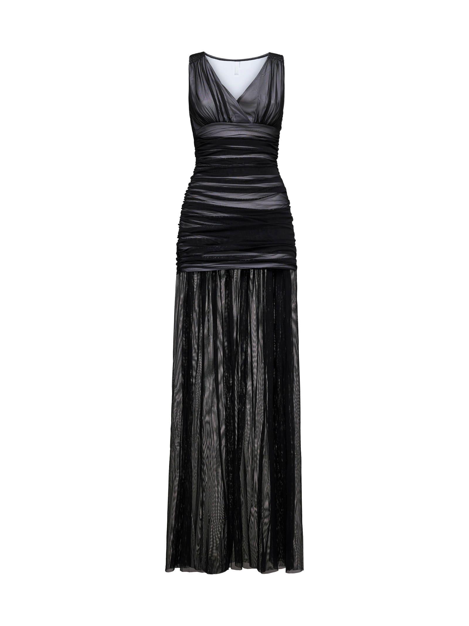 NORMA KAMALI Tara Pickleball Gown In Black Product Image