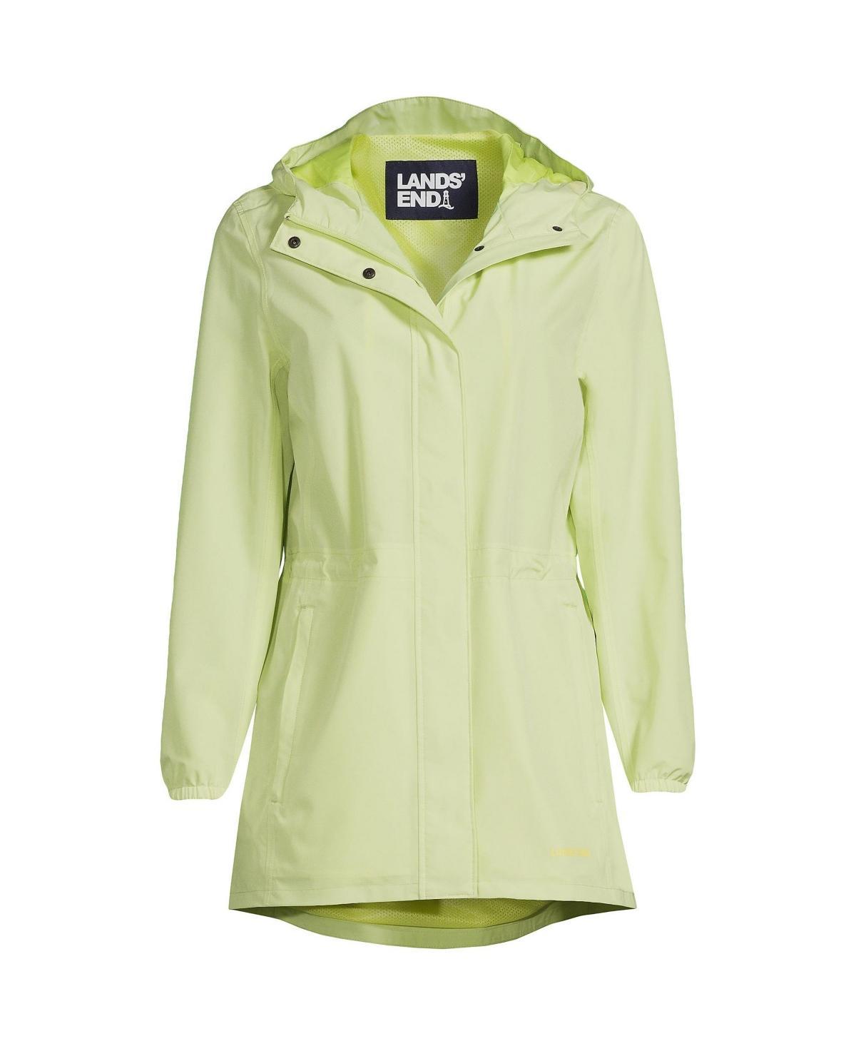 Womens Lands End Hooded Packable Raincoat Product Image