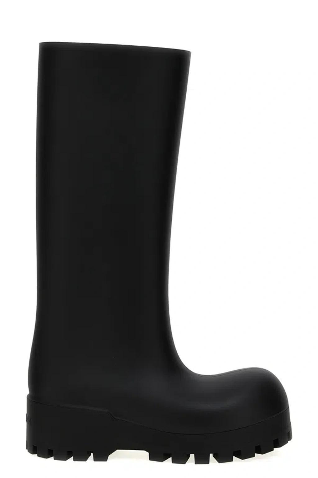 BALENCIAGA Bulldozer Rain Boots In Black Product Image