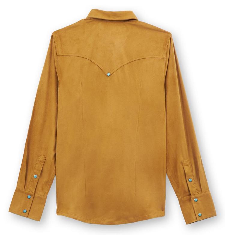 Wrangler® x Lainey Wilson L/S Bone Brown Fringe Snap Shirt Product Image