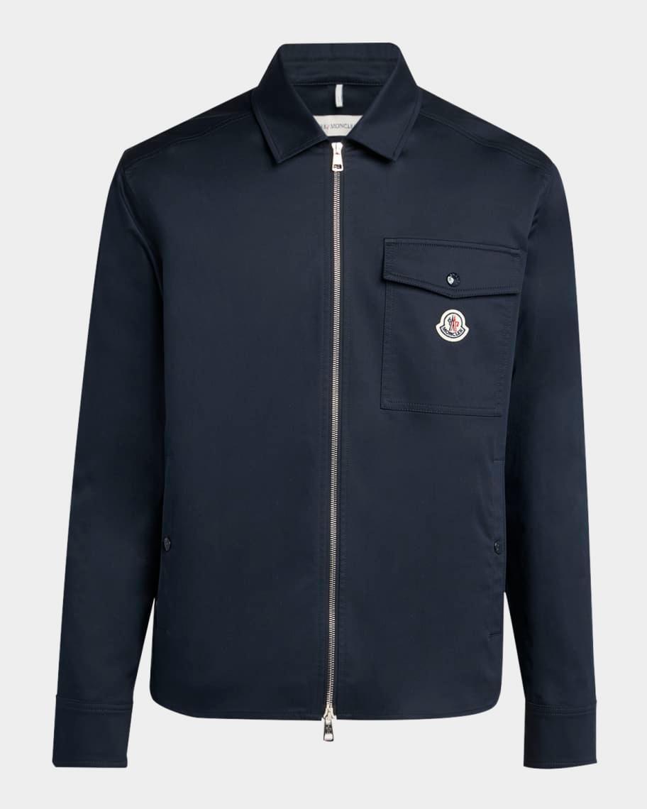 Men's Full-Zip Twill Overshirt Product Image