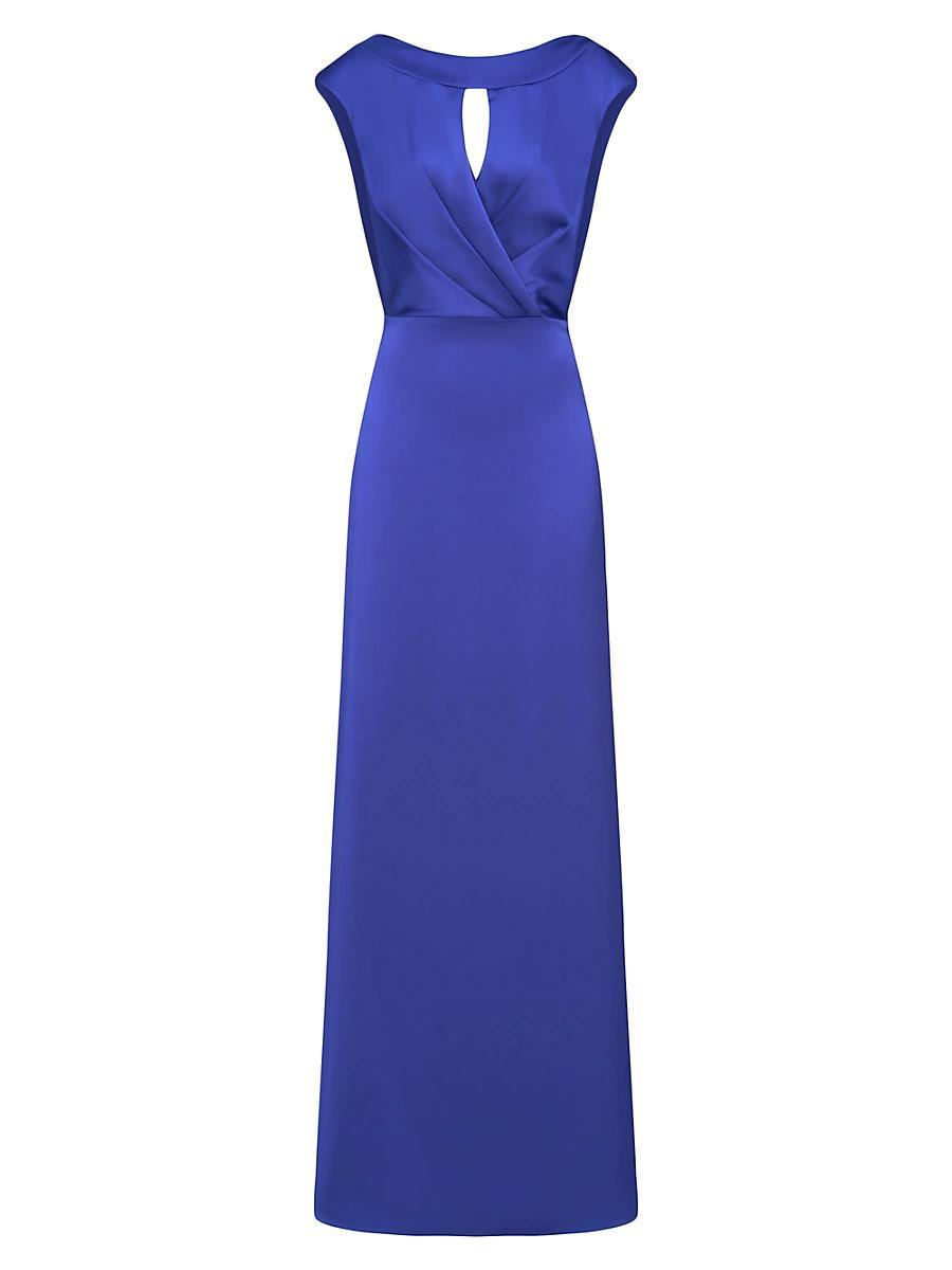 Womens Zaria Satin Cowl Back Gown Product Image