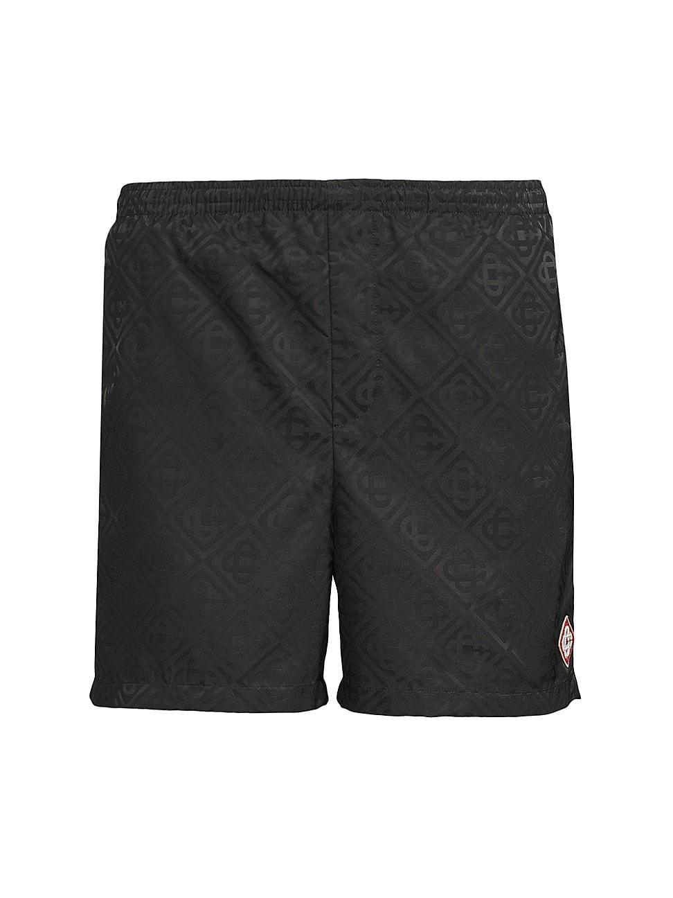 Mens Monogram Printed Swim Shorts Product Image