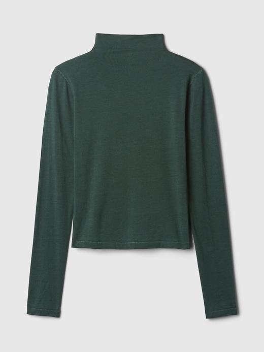 Featherweight Cropped Turtleneck Product Image