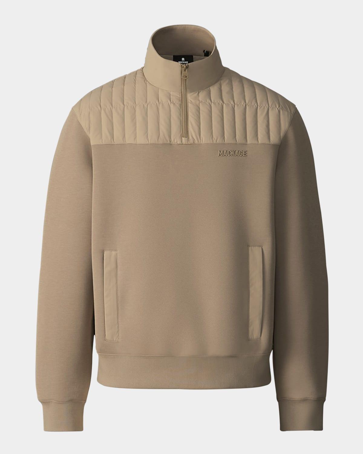 Men's Corey Hybrid Down Quarter-Zip Sweater Product Image