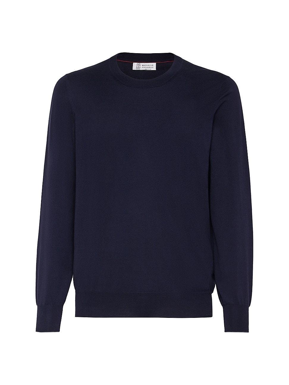 Mens Cotton Lightweight Sweater Product Image