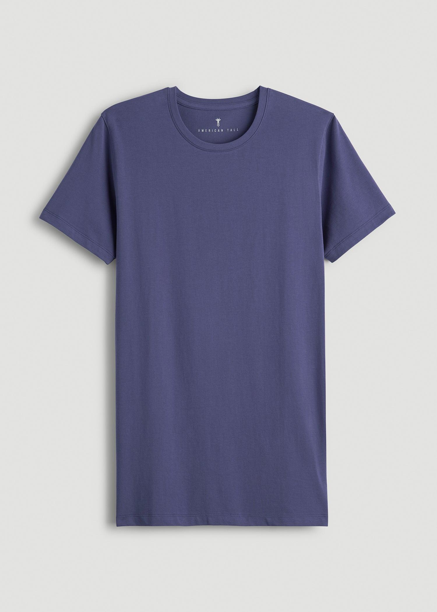 The Essential MODERN-FIT Crewneck Tee for Tall Men in Future Dusk Product Image