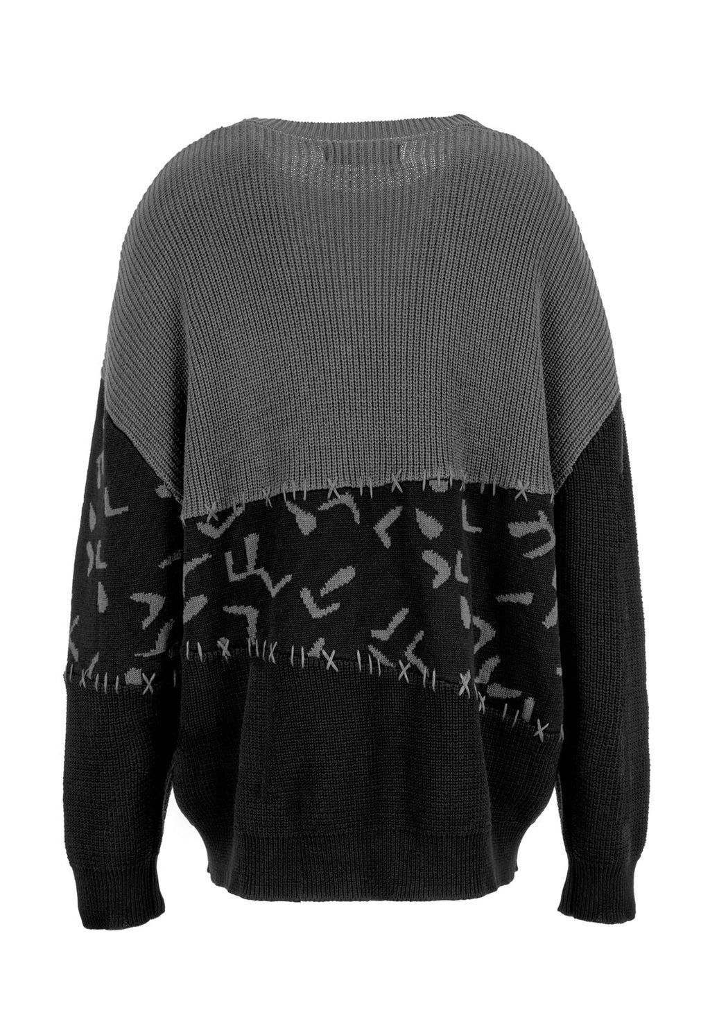 Abstract Longline Sweater Product Image