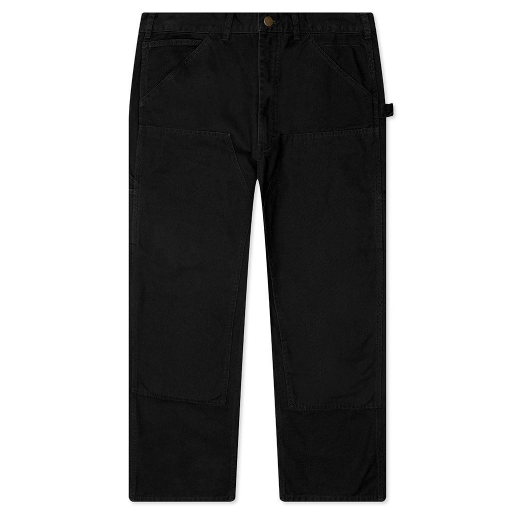 Cotton Canvas Painter Pant - Black Male Product Image