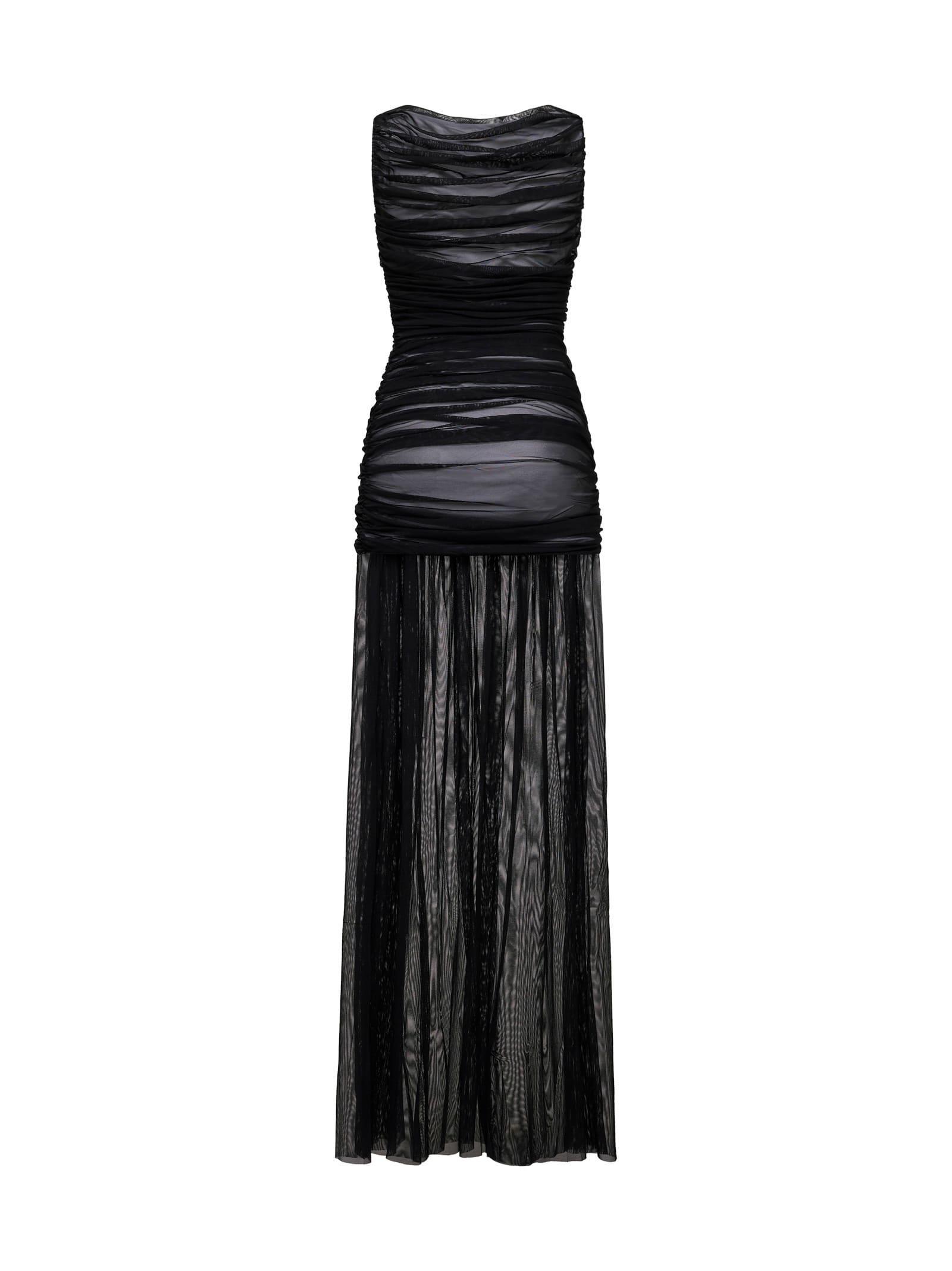 NORMA KAMALI Tara Pickleball Gown In Black Product Image