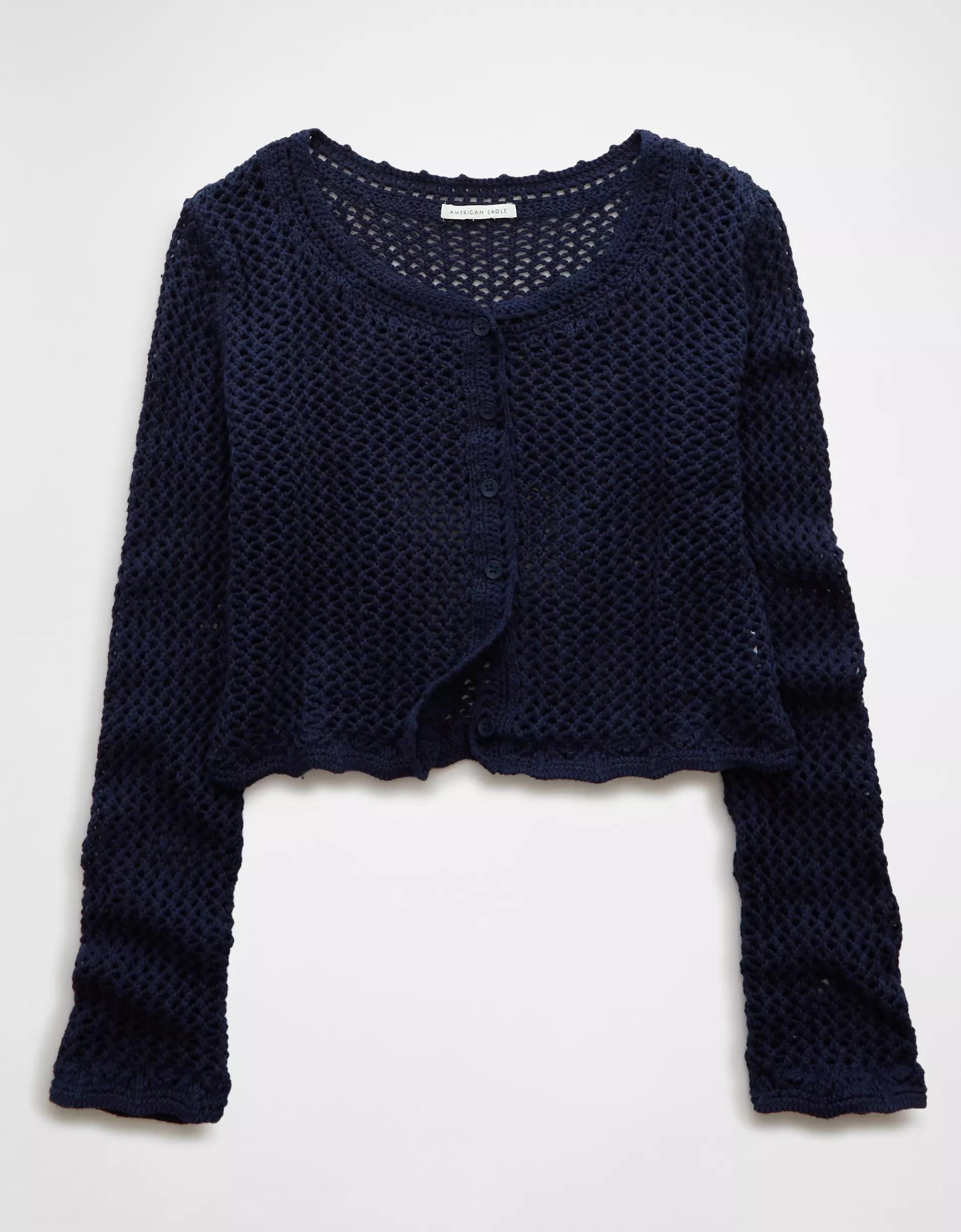 AE Open Stitch Cardigan Product Image