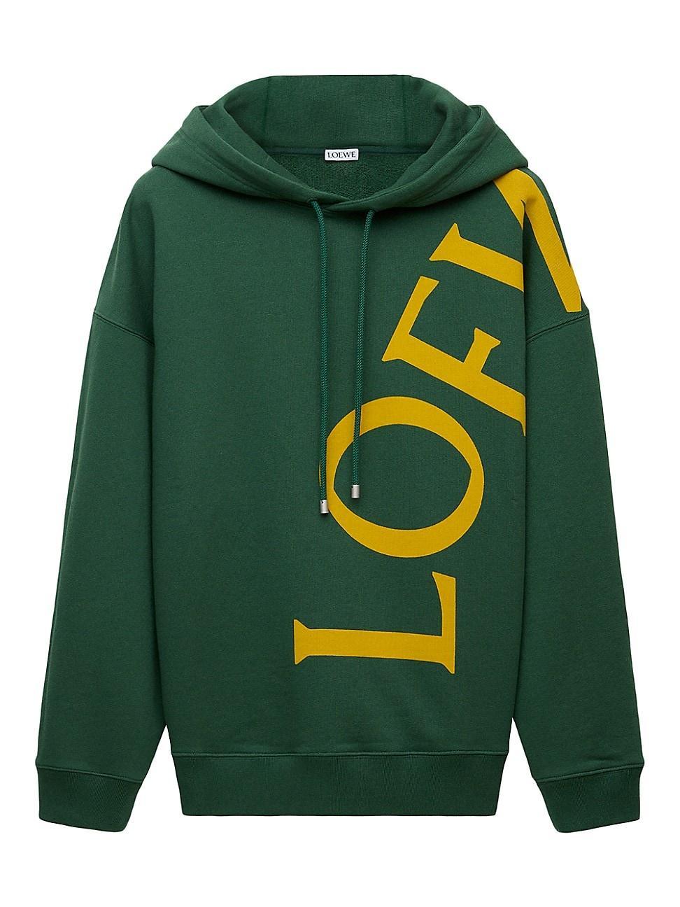 Mens Logo Relaxed-Fit Hoodie Product Image