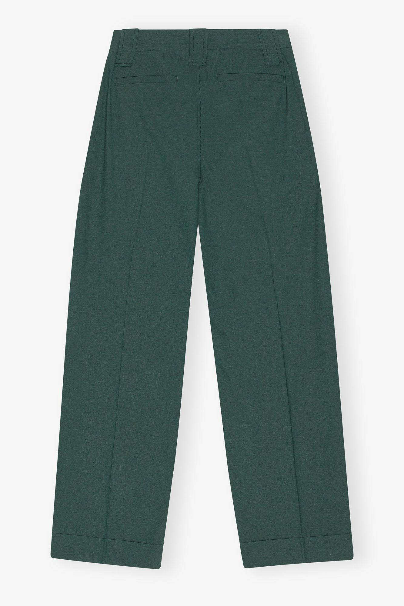 Drapey Melange Pleat Pants Product Image