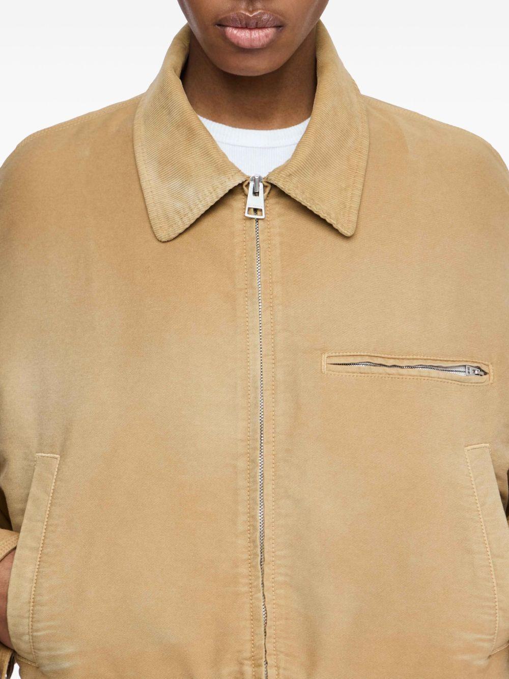 flared-hem jacket Product Image