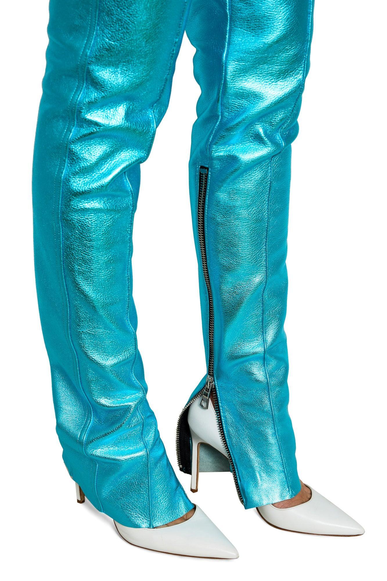 Tapered Pants with Zipper Detail Product Image