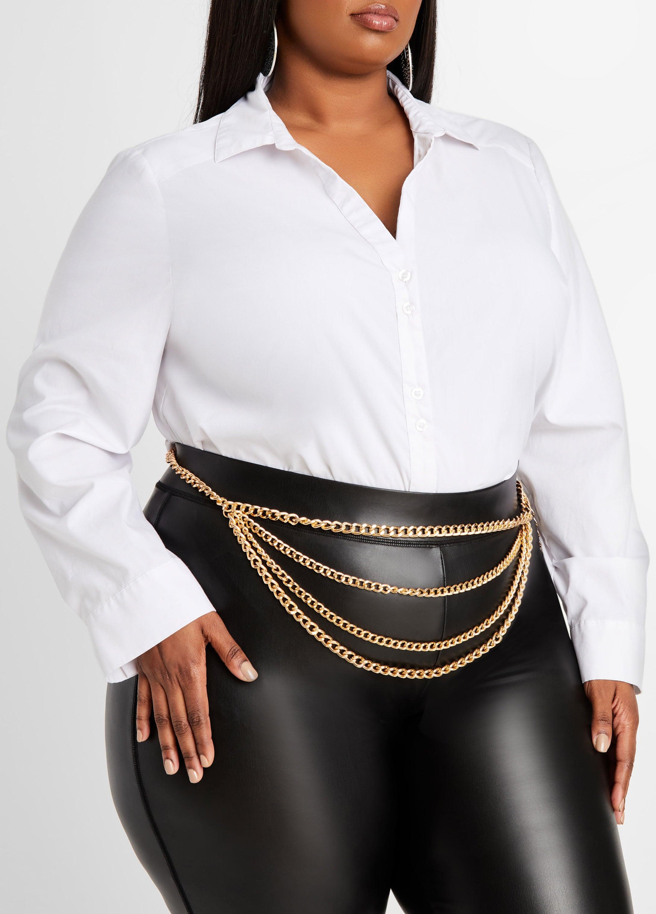 Layered Tone Chain Belt Product Image