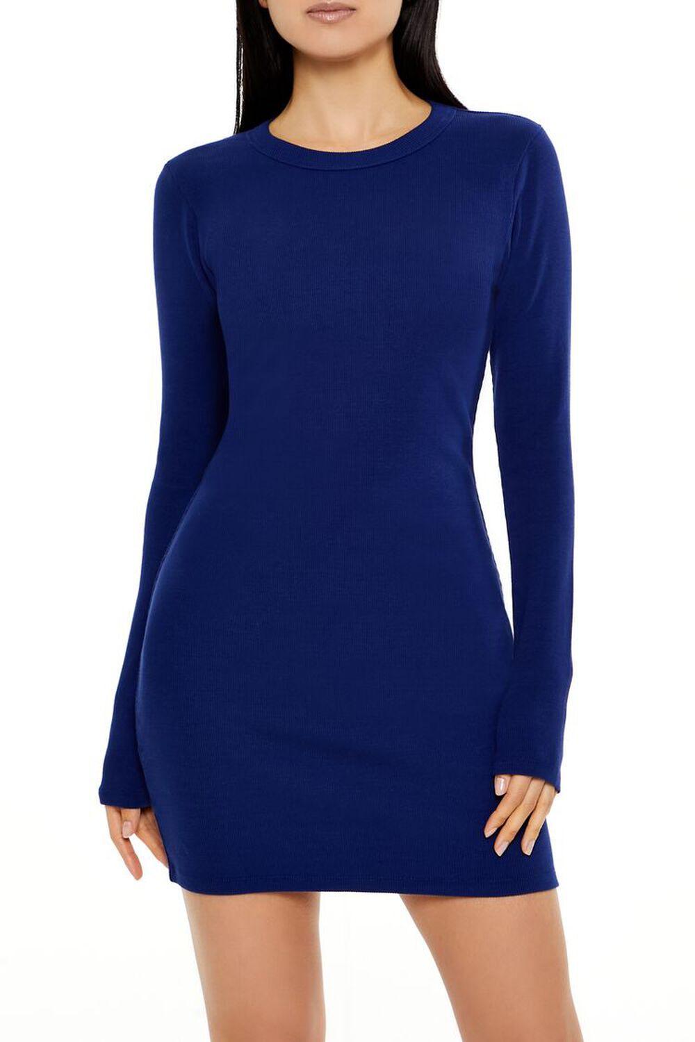 Long-Sleeve Bodycon Mini Dress | Forever 21 Product Image