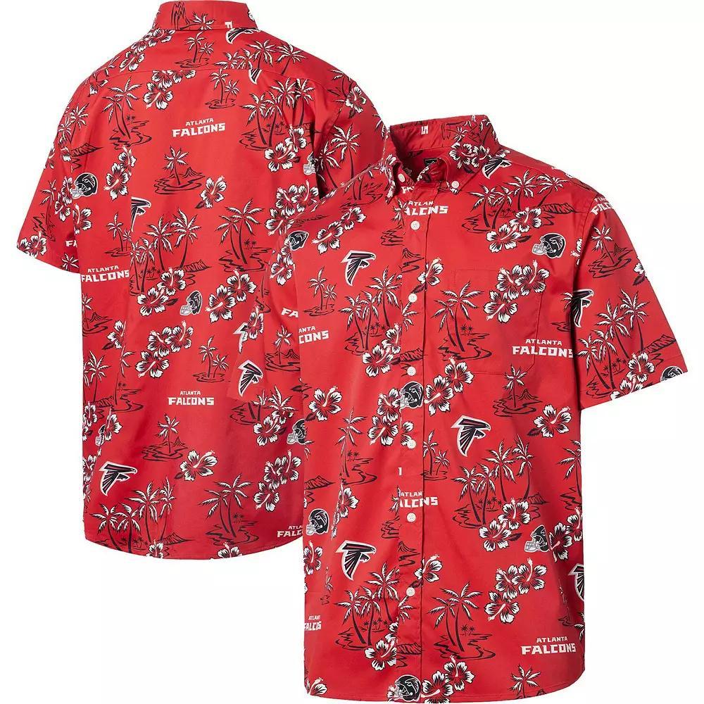 Men's Reyn Spooner Red Atlanta Falcons Kekai Button-Up Shirt,  Product Image