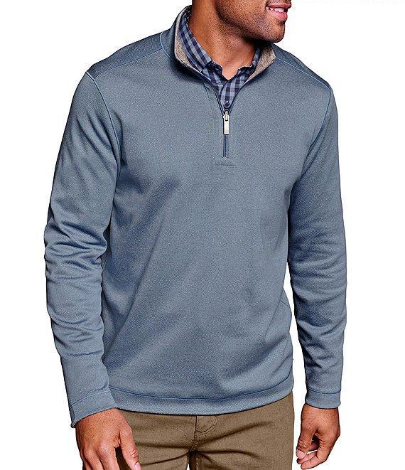 Johnston & Murphy XC4 Performance Stretch Reversible Quarter-Zip Pullover Product Image