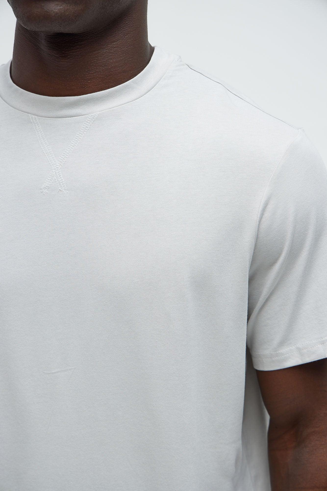Essential Modal Lounge Short Sleeve Tee - Grey Product Image