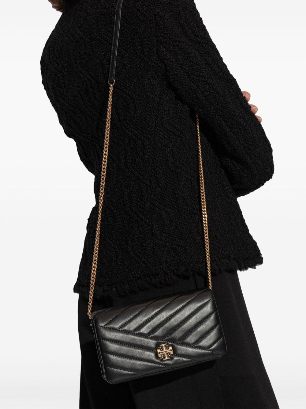 TORY BURCH Kira Leather Crossbody Bag In Black Product Image