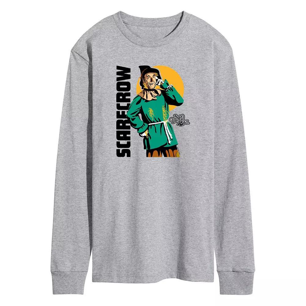 Men's Wizard of Oz Scarecrow Long Sleeve Graphic Tee,  Product Image