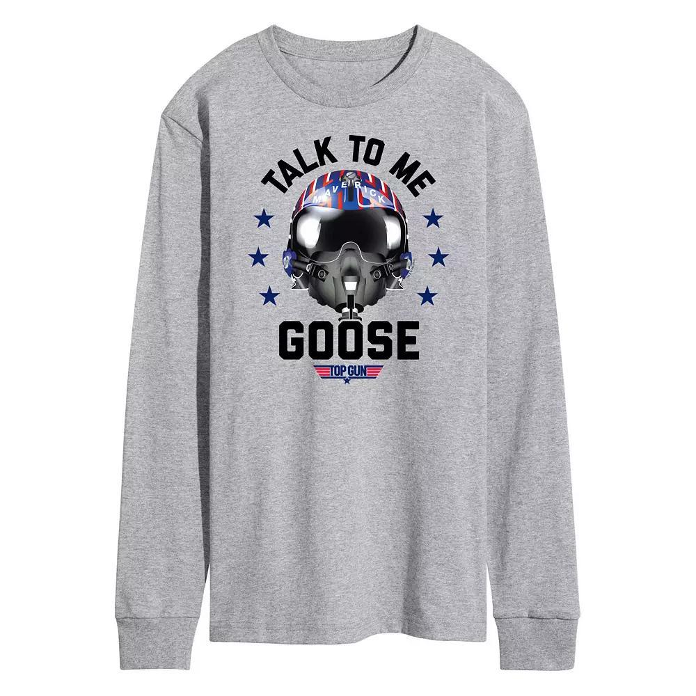 Men's Top Gun Talk To Me Goose Long Sleeve Tee,  Product Image