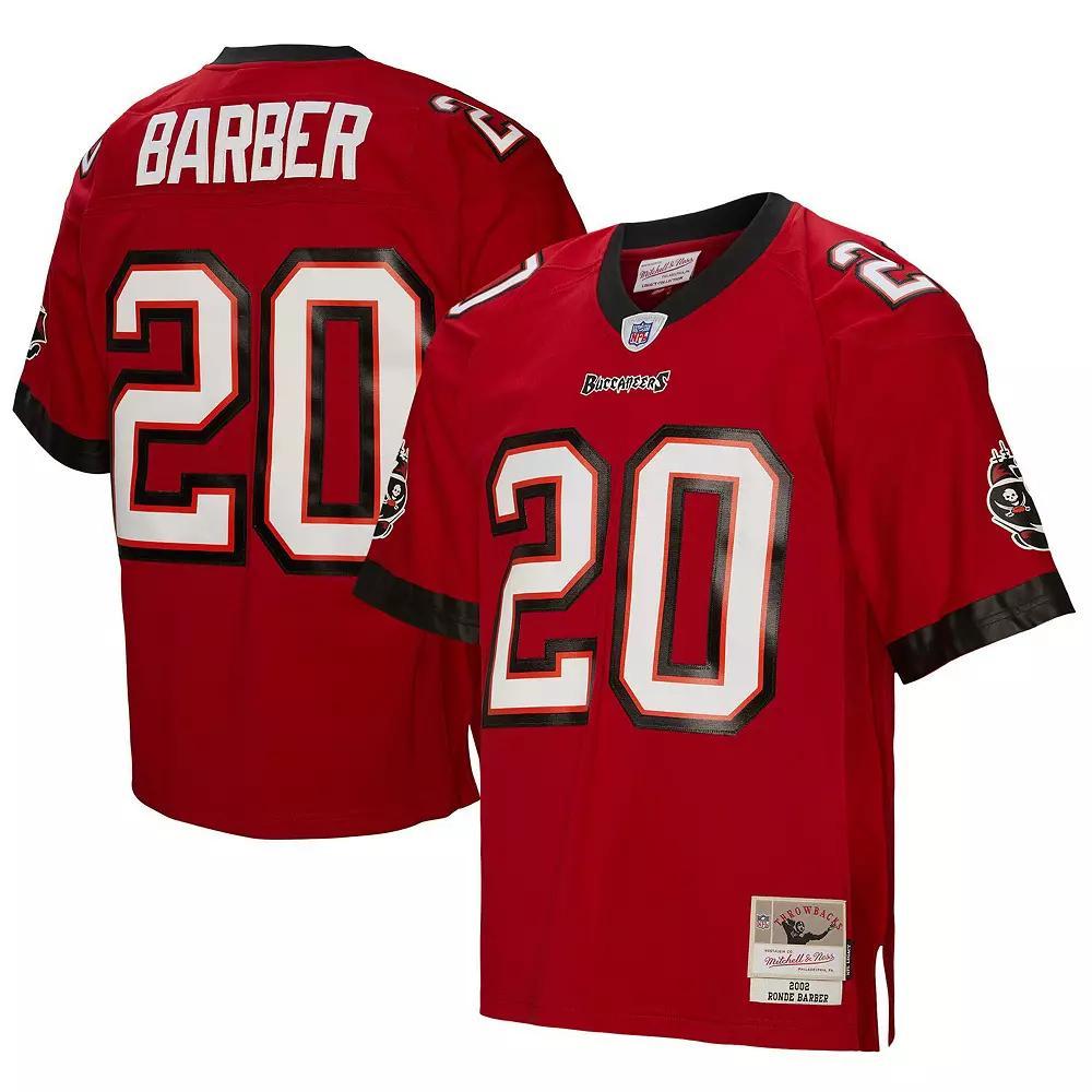 Men's Mitchell & Ness Ronde Barber Red Tampa Bay Buccaneers Legacy Replica Jersey, Size: Medium Product Image
