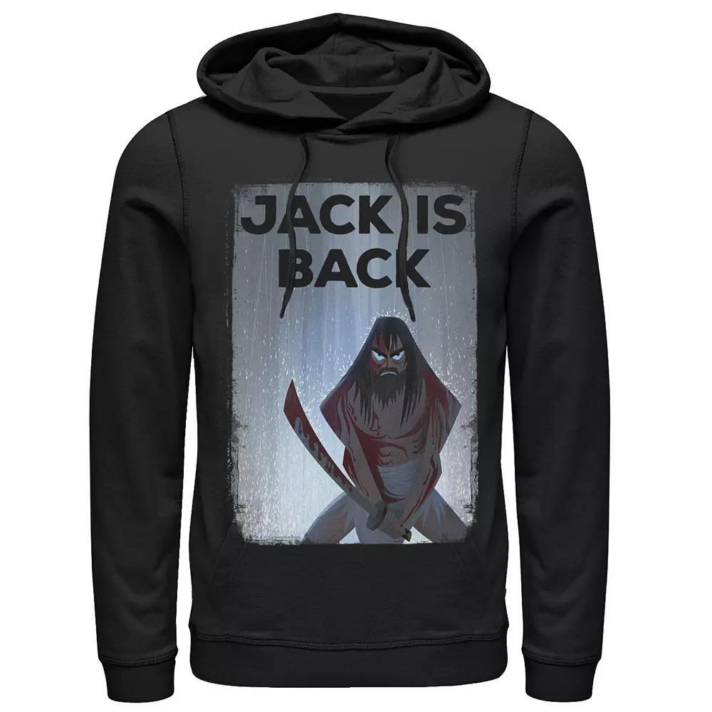 Men's Cartoon Network Samurai Jack The Jack Is Back Rainwaters Hoodie, Size: Medium, Black Product Image