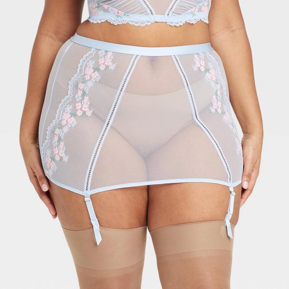 Womens Garden Party Lingerie Skirt - Auden Light Blue Product Image