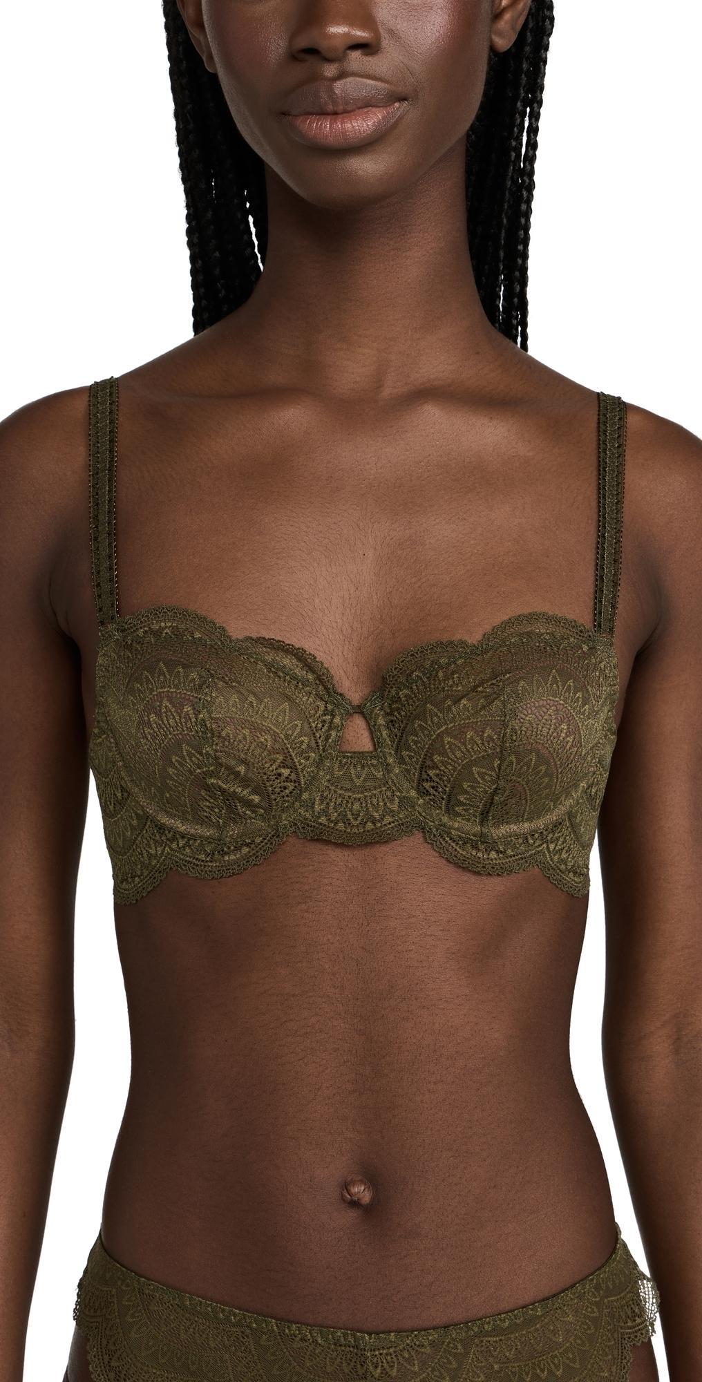 Karma Demi-Cup Convertible Lace Bra Product Image