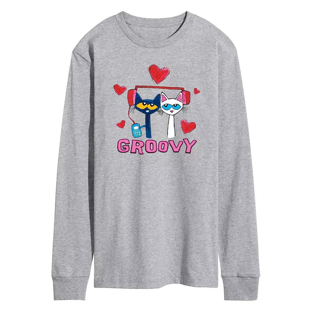 Men's Pete the Cat Groovy Long-Sleeve Tee,  Product Image