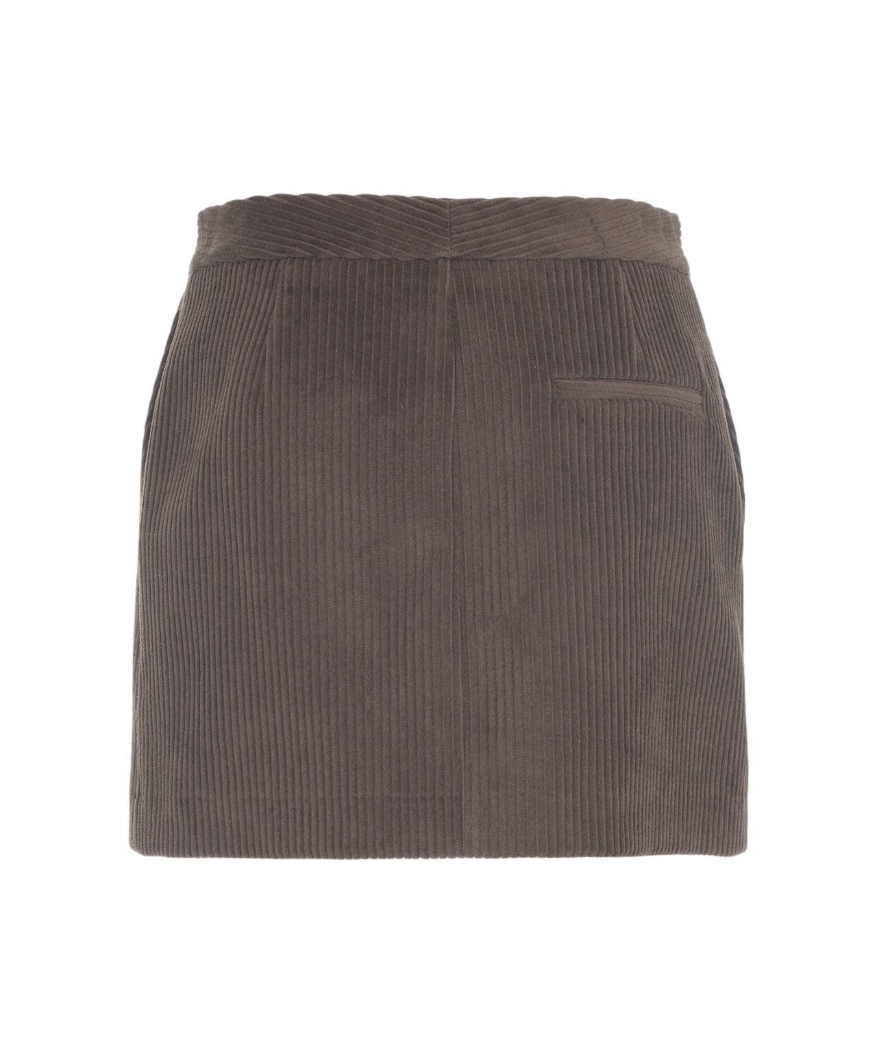Corduroy mini skirt Product Image