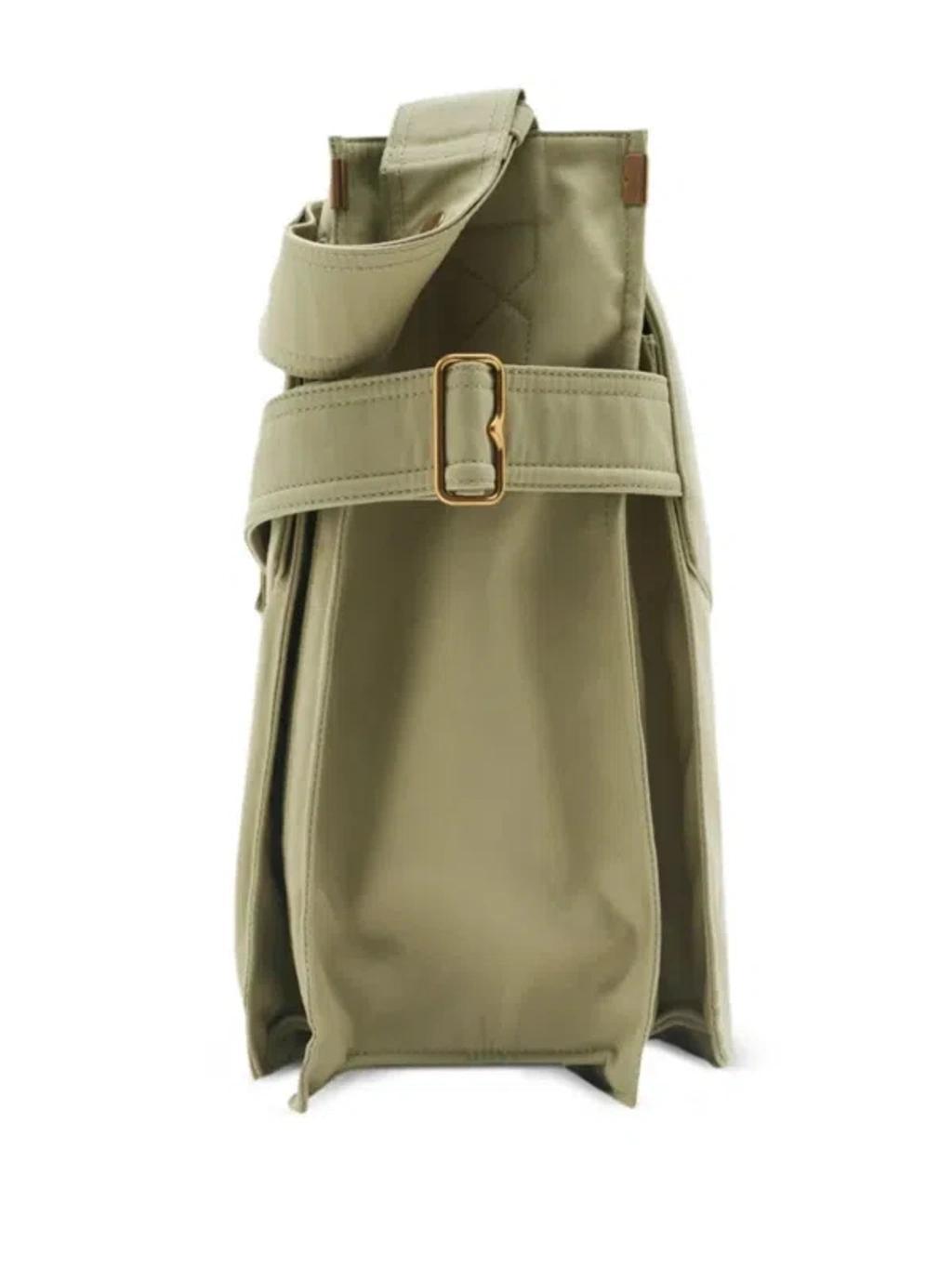 BURBERRY Men Medium Trench Tote In Hunter Product Image