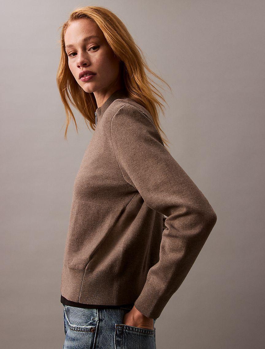 Tech Knit Bomber Jacket Product Image