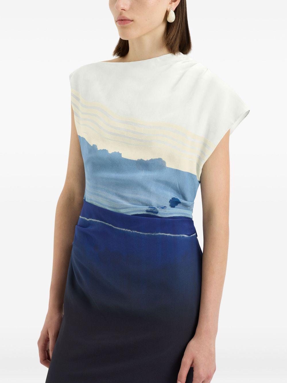 silk midi dress Product Image