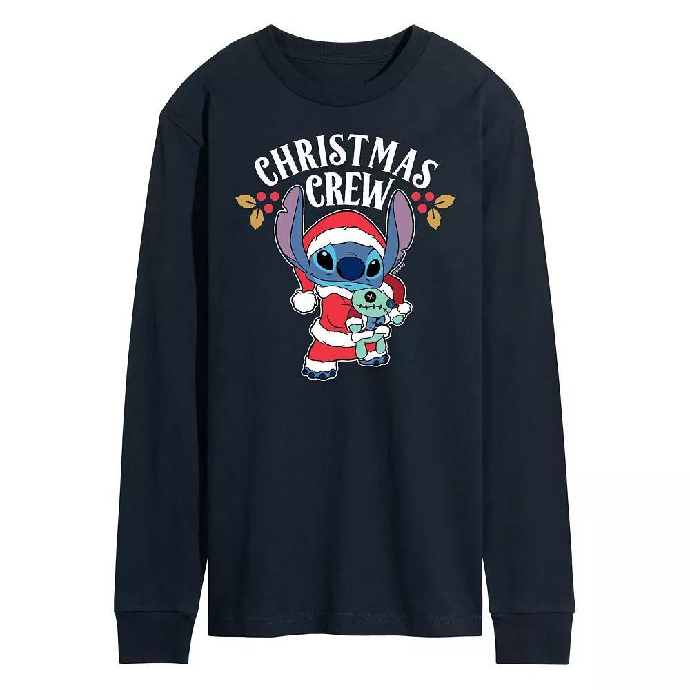 Disney's Lilo & Stitch Christmas Crew Tee, Men's,  Product Image