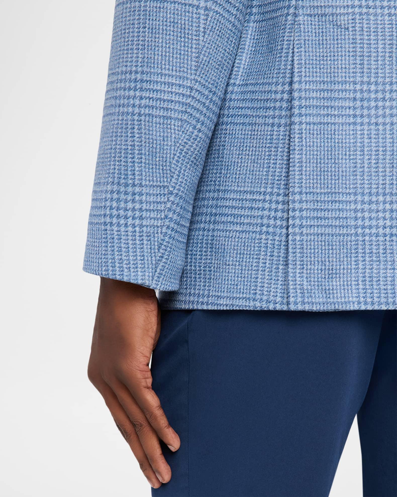 Men's Tonal Plaid Single-Breasted Sport Coat Product Image