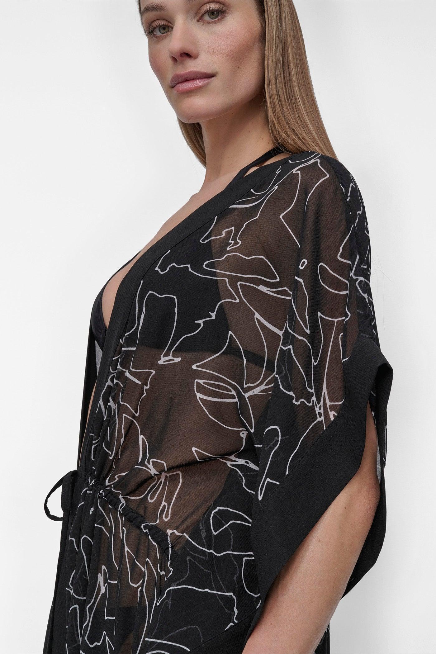 TIE-FRONT MAXI KAFTAN Product Image